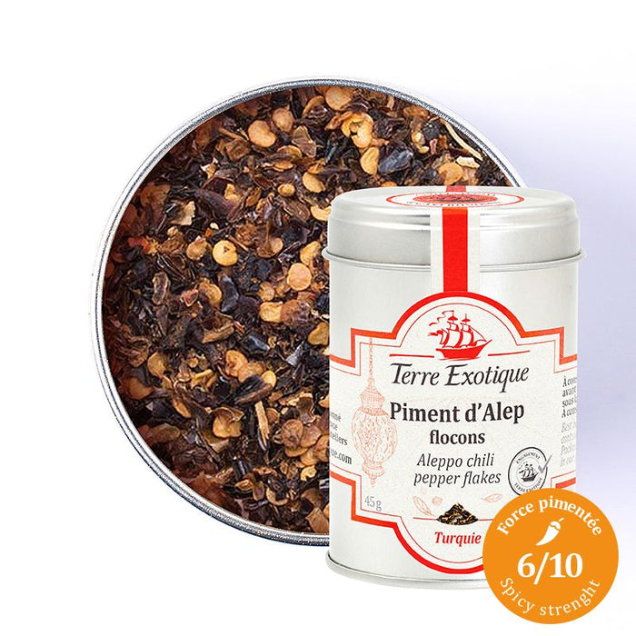 Aleppo chilipeber, flager 45g