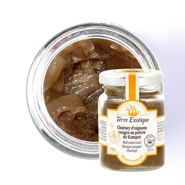 Rødløgs chutney med Kampot peber 90g